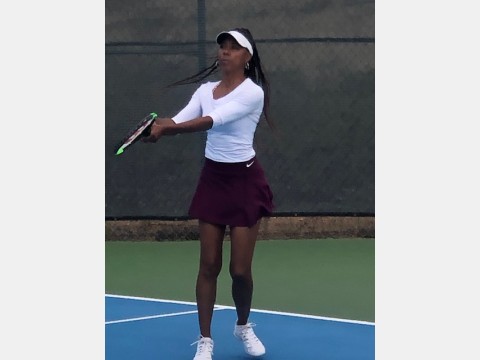 Left photo of tennis players