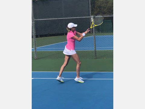 Right photo of tennis players